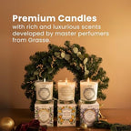 Panier des Sens Iris Candle - Hand-Poured in Provence, France - Long Lasting Scented Candles - up to 55 Hours Burn Time - Iris Scented Candle - 100% Natural Cotton Wick - 6.3 oz