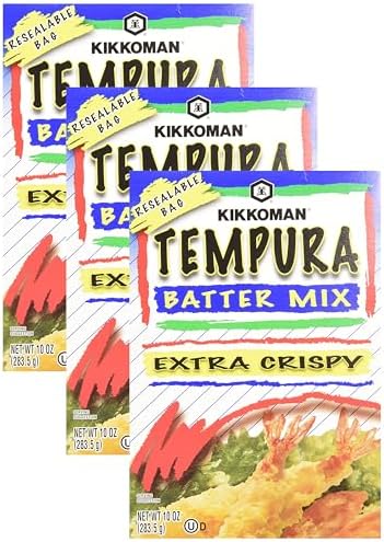 Kikkoman Tempura Batter Mix, 10 Ounce (Pack of 3)