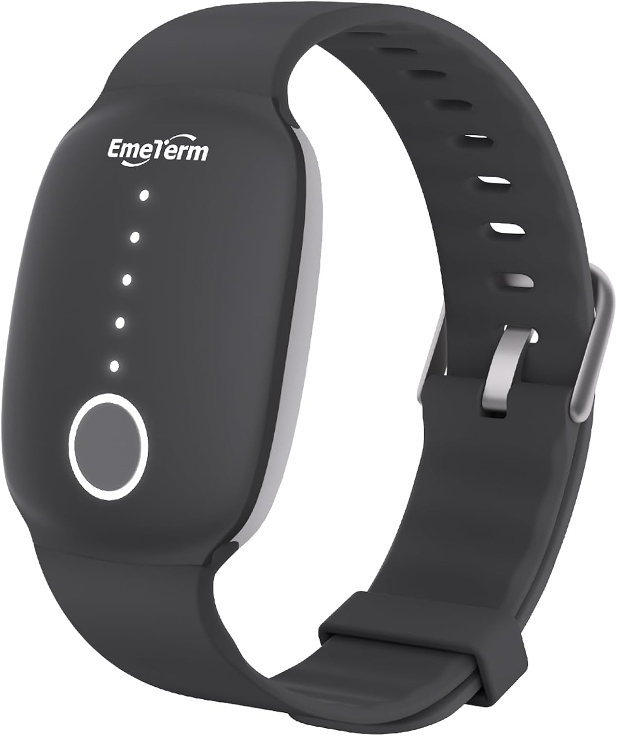 EmeTerm Fashion FDA-Cleared Relieve Nausea Electrode Stimulator Morning Sickness Motion Travel Sickness Vomit Relief Rechargeable No Gel Drug Free Wrist Bands Without Side Effects