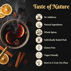 Mulled Wine Spices Kit, Mulling Spices for Apple Cider with Cinnamon, Orange Slices, Star Anise, Cloves, Raisins, Gifts for Valentine's Day, Mother's day, Father's day, Birthday gifts for Women Men