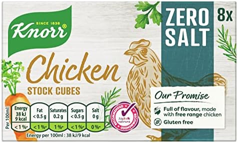 Knorr Zero Salt Chicken Stock Cubes 8x9g (0.31oz)