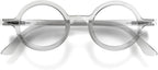 LONDON MOLE® Moley reading glasses | Cool round shaped readers | Men’s Women’s Unisex | Spring hinges