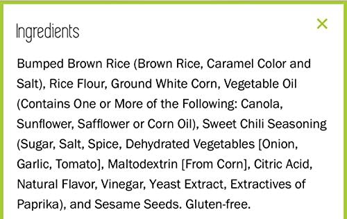 Riceworks Gourmet Gluten-Free Rice Chips - Organic Healthy Snack - 155G, 12 Pack (Sweet Chili)