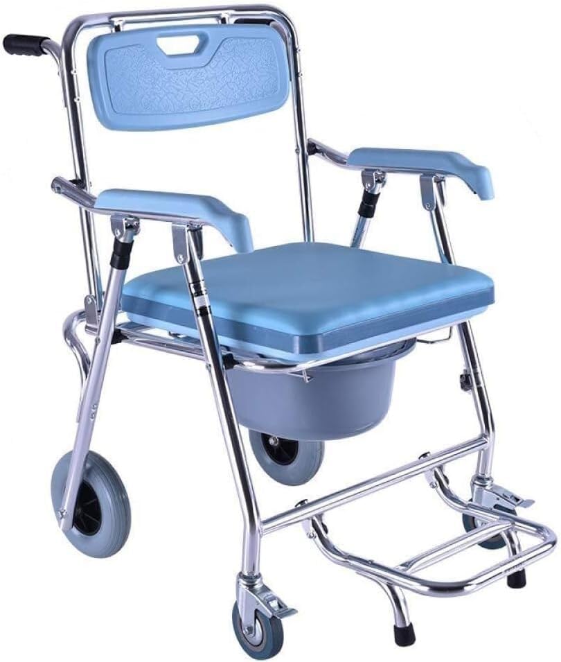 Bedside Toilet Chair Bedside Toilet Chair Toilet Wheel Toilet Wheel Elderly Pregnant Folding Bath Chair Bathroom Toilet