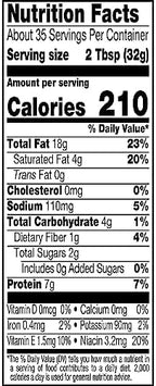 SKIPPY Creamy Peanut Butter Spread, No Sugar Added Peanut Butter, 7 g Protein Per Serving, 40 Oz Jar