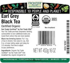 FRONTIER HERB TEA LSE EARL GREY ORG CFT 16 OZ