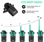 LUITON Radio Holder Walkie Talkie Pouch Molle Radio Pouch BaoFeng Radio Holster Strap Radio Case for Duty Belt Compatible with BaoFeng UV5R 888S F8HP Kenwood Icom HYT Arcshell Retevis H777 (1 Pack)