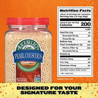 RiceSelect Pearl Couscous, Israeli-Style Wheat Couscous Pasta, Non-GMO, 24.5-Ounce Jar, (Pack of 1)