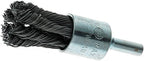 Mercer Industries 181010B - 3/4" x 1/4" Shank Knot End Brushes, .020 Carbon Steel Wire (20 pack)