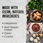 Jala-Lujah Better Than Red Pepper Seasoning | Bold & Zesty Blend of Jalapeños, Crushed Red Pepper Flakes, Garlic & Spices | All-Natural, Vegan & Gluten-Free Alternative to Red Chili Flakes