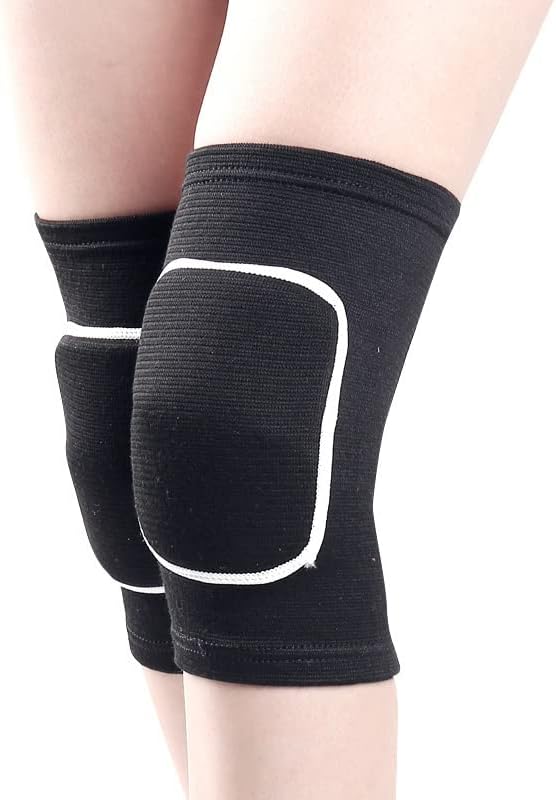 Kids Knee Pad, Anti-Slip Padded Sponge Knee Brace Breathable Flexible Elastic Knee Support for Football Volleyball Dance Skating Basketball Sports