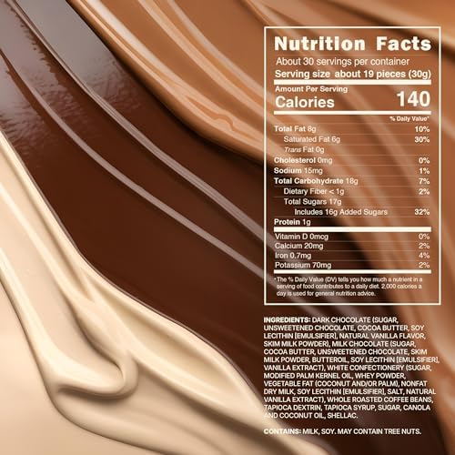 Snackathon Chocolate Covered Espresso Beans, Trio Blend (Dark, Milk & White), 2 Pound Bulk Bag, Chocolate Covered Coffee Beans, Gourmet Candy Snack Pack, Ideal for Coffee Lover Gifts