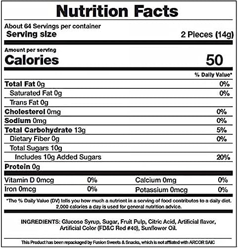 Strawberry Filled Hard Candy - Individually Wrapped Strawberry Bon Bons Candy 2 Pound Bulk Bag, Red