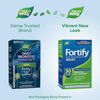 Nature's Way Fortify Daily Pre+Probiotic Adult 30 Billion, Probiotics for Immune and Digestive Health Support*, 30 Billion Live Cultures, 30 Capsules