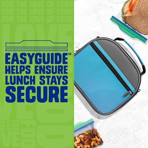 Ziploc Sandwich and Snack Bags, Easy Open and Close, Plastic Food Storage Bags, 150 Bags Total