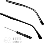 Eyeglass Arm Replacement Glasses Accessories - Metal Arm Replacement Temples for Eyeglass Repair Kit Legs Replacement