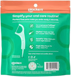 Plackers® Micro Line® Floss Picks - Intense Mint, Floss Fiber Made Without PTFE, 300 Count