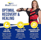 Deluxe Shoulder Abduction Brace - Rotator Cuff Repair, Frozen Shoulder, Post Surgery Immobilizer with Adjustable Wedge L3960