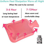 Drizzle Classic Rubber Hot Water Bottle - 2L Pink with Cute Panda Knitting Set - Suitable for Pain Relief Headaches Cramps and Winter Warmth