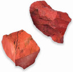 2PCS Natural Raw Stone Healing Crystals Bulk Healing Gemstones for Reiki Tumbling Fountain Rocks Meditation Garden Home Decor (Red Jasper)