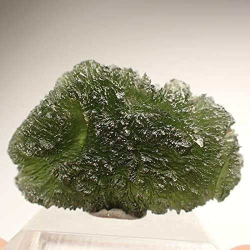 6-26g Moldavite Natural Czech Meteorite Impact Glass Rough Stone Crystal Energy Stone 1pc SBOTTON-8571 (Size : 19-21g)