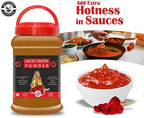 Smoked, Ghost Chili Pepper Powder (Bhut Jolokia) -35.5 Oz (2.2 lbs) , 100% PURE, NON GMO,NO PRESERVATIVE, NO ADDITIVE ) Organically Grown