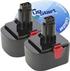 2-Pack 14.4V Battery Replacement - Compatible with PowerLuber Grease Guns Models # 1401, 1442, 1444, LNI-1401, LNI-1442, LNI-1444 (2100mAh, NICD)