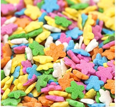 Oasis Supply Pastel Stars Sprinkle Quins, 8-Ounce