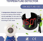Hanchen Digital Display Optical Eyeglasses Frame Warmer Frame Heater Temperature Adjustable Fast Heating Hot Air LCD Screen Windproof Cover Heat Collecting Hood (110v)