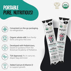 Voyager Toddler Milk On The Go, USDA Organic Shelf Stable Whole Milk Powder, Great for Travel, No Refrigeration, Gluten Free with No GMO's and No Antibiotics for Kids, 16 Sachets of 15g