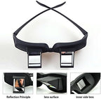 Flammi Lazy Glasses Prism Glasses Horizontal Spectacles Lie Down for Reading/Watching TV