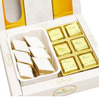 Ghasitaram Gifts Indian Sweets - Diwali Hampers- Kaju Katli And 6 Pcs Chocolate Hamper