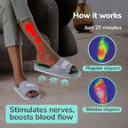 Acupressure Massage Slippers for Plantar Fasciitis & Neuropathy Relief – Reflexology Massager Sandals, Ideal Gift for Men & Women, Stress & Tension, Pain Management for Foot Health