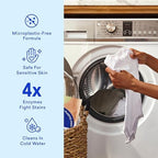 BLUELAND Laundry Detergent Tablets, 120 Count, Plastic-Free Eco-Friendly Pods, Sheets, Liquid Alternative - Fragrance Free and Clear, Natural, Gentle
