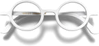 LONDON MOLE® Moley reading glasses | Cool round shaped readers | Men’s Women’s Unisex | Spring hinges