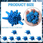 Zhehao 8 Pcs Silicone Dryer Balls Reusable Laundry Agitator Balls for Washer or Dryer 2.36inch Reusable Wrinkle & Pet Hair Reducer for Washing Machine