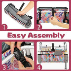 Walker Basket, Folding Walker Bag with Cup Holder, Walker Accessories for Seniors