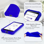 YOUSHARES Silicone Case for Omnipod 5 Receiver, Anti Slip Protective Cover Soft Gel Skin Suitable for Omnipod Device (Blue)