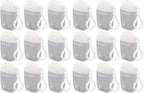 FRCOLOR 18 Pcs Travel Size Bottles with Keychain 30ml Clear Refillable Mini Sample Bottles Leakproof Petg Lotion Containers Essentials for Backpack 2.75 Inch