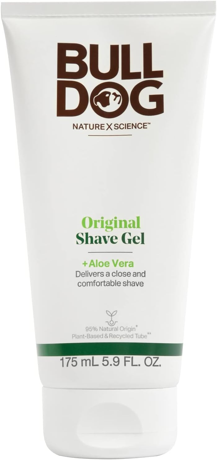 Bulldog Mens Skincare and Grooming Original Shave Gel, 5.9 Ounce