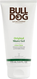 Bulldog Mens Skincare and Grooming Original Shave Gel, 5.9 Ounce