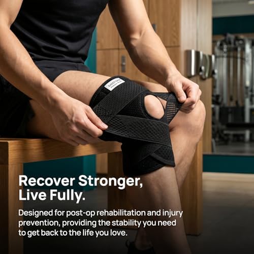 Bareform Meniscus Brace. Relieves Knee Pain And Meniscus Tears, And Provides Patellar Support. Suitable For Running, Squats, Basketball, Fitness, And Other Sports. Sizes M-XXl, Unisex. (XX-Large)
