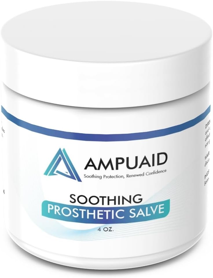 Soothing Prosthetic Salve [New Formula] – High-Viscosity Barrier with Lanolin USP & Organic Beeswax, 4 oz