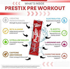 Clean Nutraceuticals Pre Workout Powder Energy Sticks - Caffeine 100mg, Energy Drink Mix, Creatine Monohydrate, Beta Alanine, L-Citrulline, L-Tyrosine, L-Carnitine, Electrolyte Hydration Packets 20 Ct