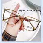 Women's Portable Fashion Anti-Blue Light Reading Glasses, Bifocal Reading Glasses for Women, Sparkling Bling Diamonds