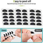 Eyeglass Nose Pads-Upgraded Soft Silicone Adhesive Glasses Nose Pad, Anti-Slip Nose Pads for Glasses Full Plastic Frames Sunglasses (5 Clear Pairs)