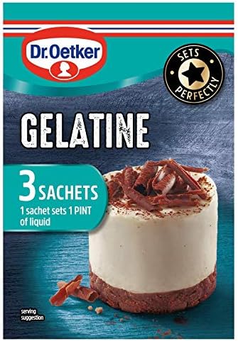 Dr. Oetker Gelatine - 36 g (3 Sachets x 12 g)