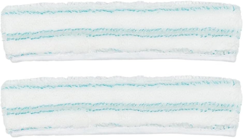 Replacement Mop Cover for Leifheit Window Washer for M, Turquoise, 275 x 68 cm, 2-Pack