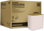 Boardwalk BWK6000INTK 6.3 in. x 8.5 in. 1-Ply Interfold Napkins - Kraft (12/Carton)