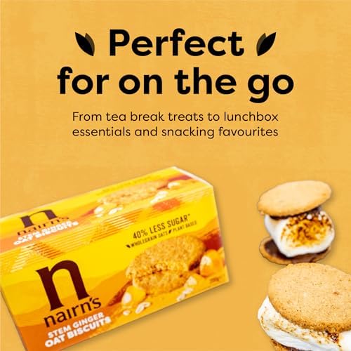 NAIRNS Oat Cakes, Wheat Free Ginger, 7.1 oz